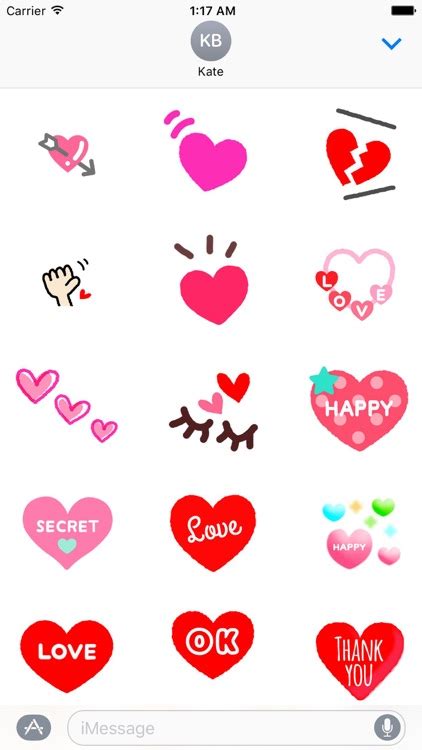 Animated Heart And Love Emoji By Quang Tran Vinh
