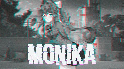 Monika Glitching By Me Scrolller