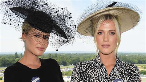 Princess Dianas Nieces Lady Amelia And Eliza Spencer Twin For Royal Ascot 2022 Hello