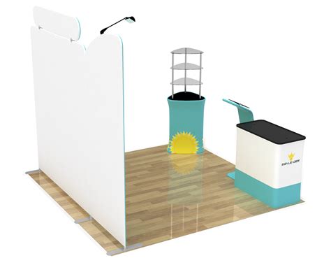 10ft Custom Portable Trade Show Booth Kit C