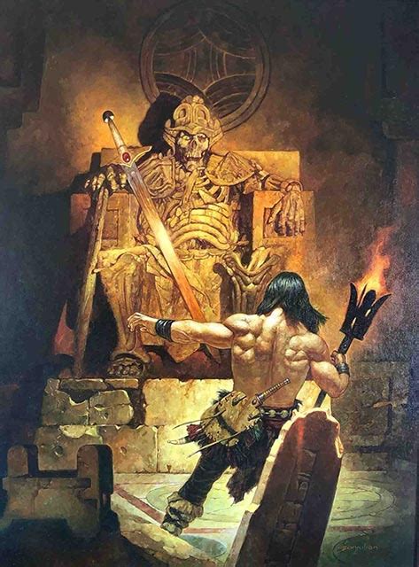 Conan The Barbarian By Sanjulian Comic Art Fantasy Art Illustrations Conan The Barbarian