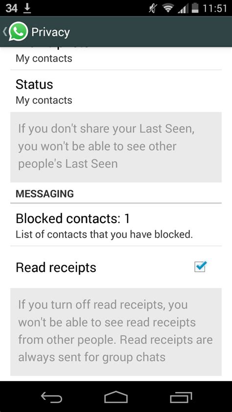 disable turn off blue ticks in whatsapp ~ techcoir