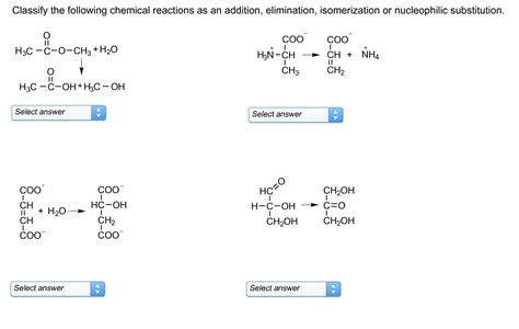 Solved: Classify The Following Chemical Reactions As An Ad... | Chegg.com