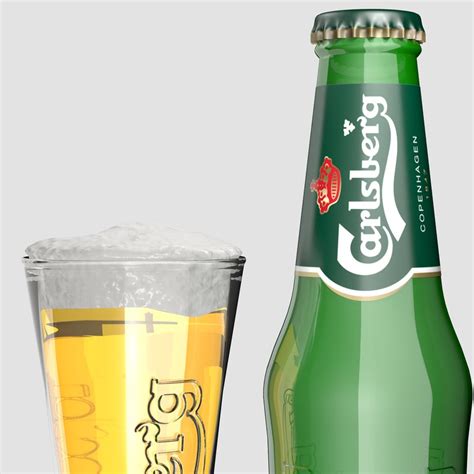 3d Bottle Carlsberg