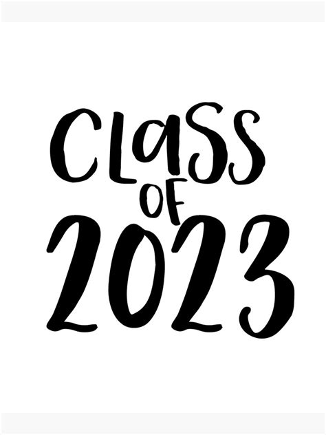 Class Of 2023 Art Print For Sale By Randomolive Redbubble