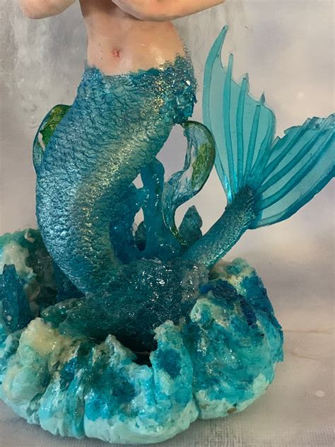 Ooak Vintage Ice Mermaid Fantasy Figuratieve Art Doll Fairy Etsy