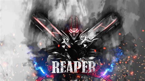 Overwatch Gabriel Reyes Video Game Reaper Overwatch Wallpaper