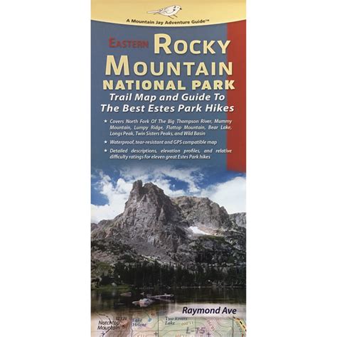 Map Eastern Rocky Mountain National Park Trail And Recreation Rocky