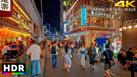 Japan Nightlife Tokyo Inaricho To Ueno Night Walk • 4k Hdr Youtube