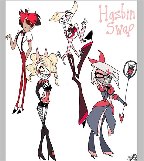 Vivziepop Hazbin Hotel Hotel Art Swap Color Palettes Hugo Oc