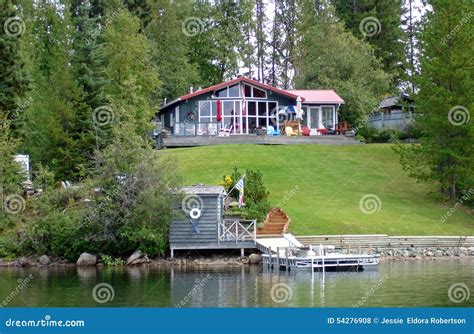 Lake House Nature Scenic Stock Photo Image Of Ripples 54276908