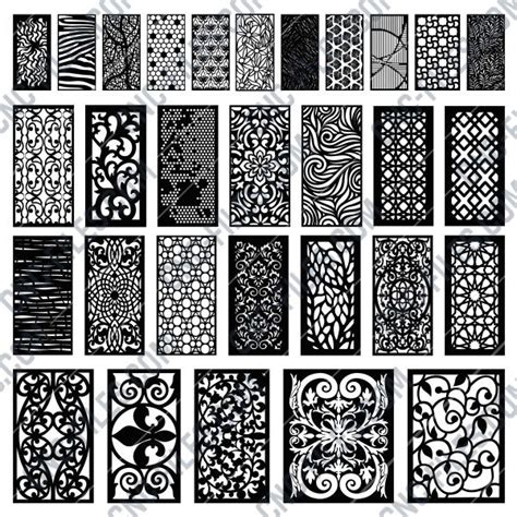 Panels Patterns Decorative Eps Ai Svg Dxf Cdr Dxf Packages Cnc Files
