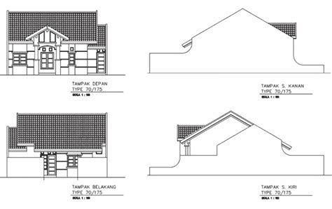 Rumah Minimalis Tampak Depan Belakang Dan Samping Inspiratif 2023