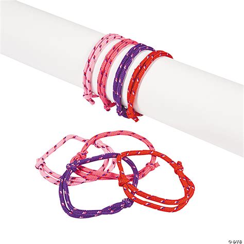 Bulk 72 Pc Valentine Friendship Rope Bracelets Oriental Trading