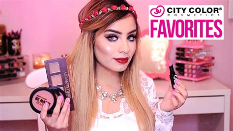 City Color Cosmetics Top 5 Favorite Products Youtube