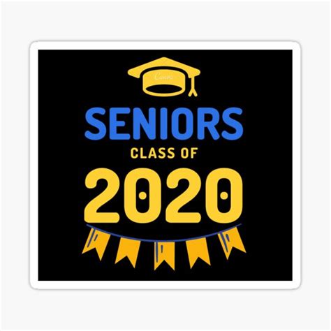 Seniors Class Of 2022 Graduation University Sticker By