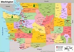 Washington State Map | USA | Maps of Washington (WA)