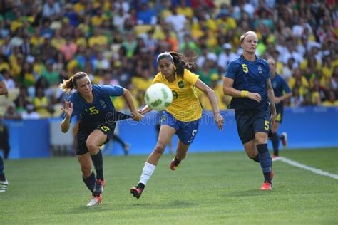 Brazilian Women`s Soccer Team Editorial Photography Image Of Fifa