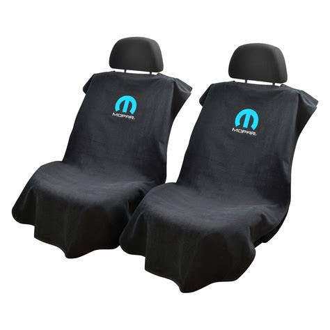 Seat Armour Sa100mopb Black Towel Seat Cover With Mopar Logo