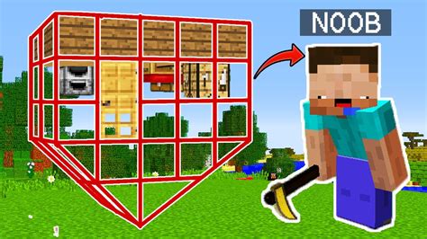 Noob Vs Casa Invertida Minecraft Troll Roleplay El Noob 2 Youtube