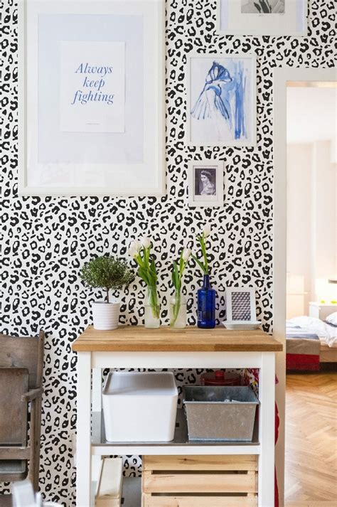 Leopard Print Wallpaper Peel And Stick Removable Fancy Walls