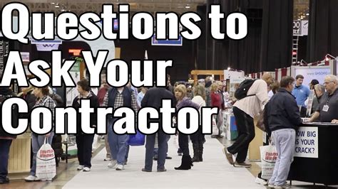 Questions Every Homeowner Should Ask Their Contractor Youtube