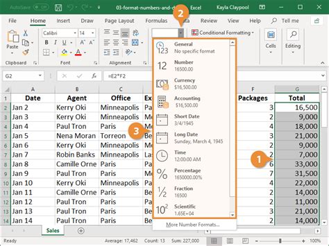 How Change Date Format Number Format In Excel Customguide