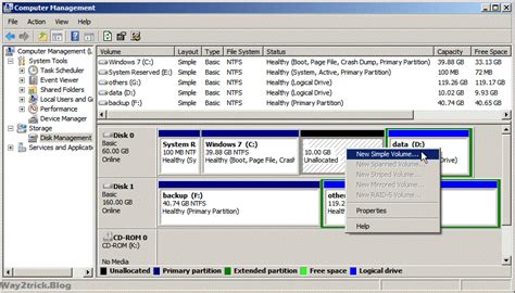 How To Create A Partition Create And Format A Hard Disk Partition