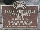 Frank Winchester Hawks House Marker (Neenah, Wisconsin) | Flickr