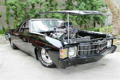 El Camino Pro Touring Chevelle Fast Cars Muscle Cars Hot Rods