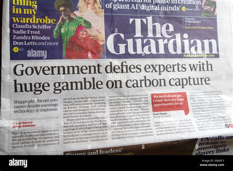 'Government defies experts with huge gamble on carbon capture' Guardian