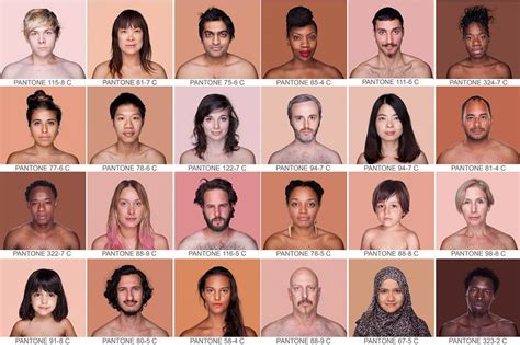 Quando A Cor De Pele Um Work In Progress P Skin Color Pantone