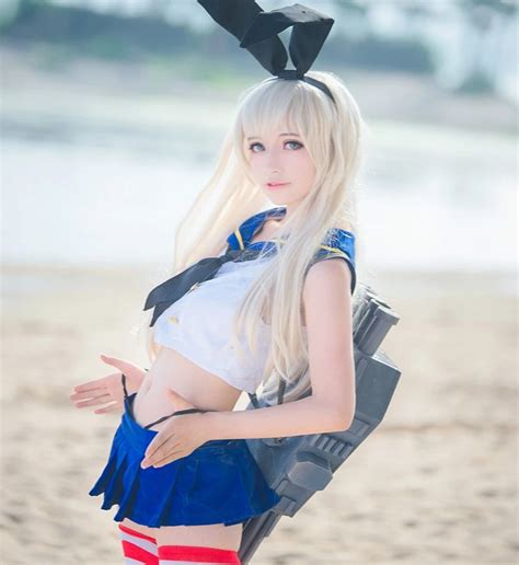 Anime Kantai Collection Shimakaze Uniforms Cosplay Costume Free Shippingsocks Cosplay