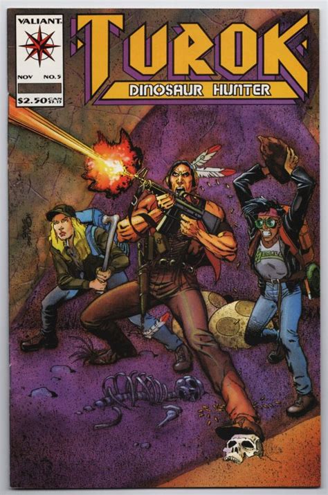 Turok Dinosaur Hunter 5 Valiant 1993 VF ITC803 Comic Books