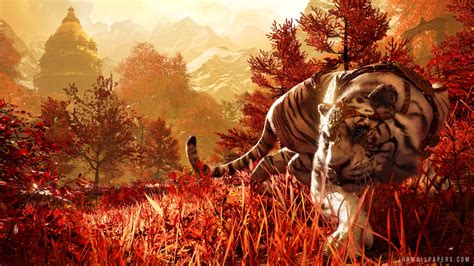 Far Cry 4 Shangri La Tiger Companion Wallpaper Games Wallpaper Better