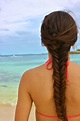 beach, bikini, braid, longhair, summer - image #456604 on Favim.com