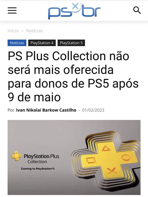 Nação Flame War on Twitter É o fim da PSPLUS collection