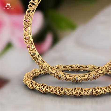 Papilior Top Trending Gold Bangles Design 2019 South India Jewels