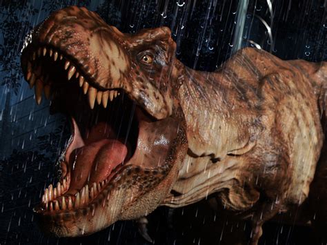 Jurassic Park Breakout Tyrannosaurus Rex 120 Scale Cinemaquette