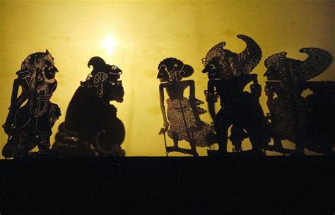 Bali Indonesia Holiday Travels The Balinese Wayang Puppet Shadow