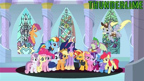 Mlp 10th Anniversary Friendship 10 Years By Thunderlime374 On