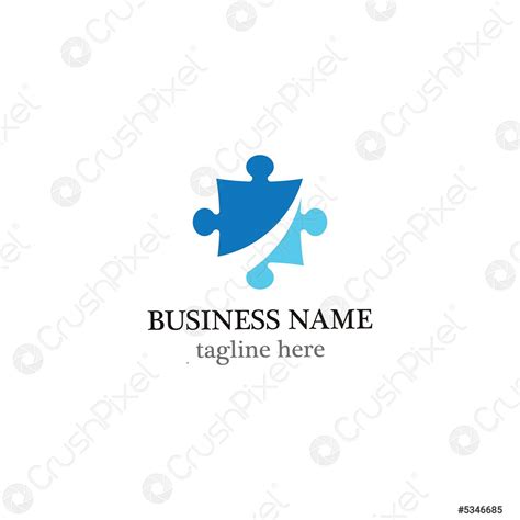 Puzzle Logo Template Stock Vector 5346685 Crushpixel