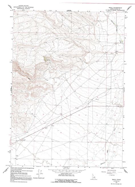 Small Topographic Map Id Usgs Topo Quad 44112b4