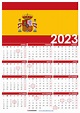 Calendario 2023 España Con Días Festivos Para Imprimir