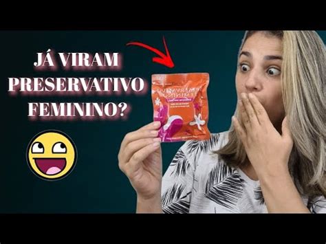 Mostrando Uma Camisinha Feminina Preservativo Feminino Youtube