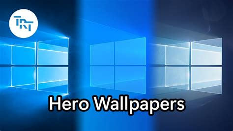 All Windows 10 Hero Wallpapers Variants Youtube
