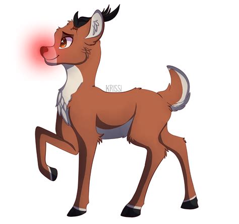 Rudolph The Red Nosed Reindeer By Krissi2197 On Deviantart