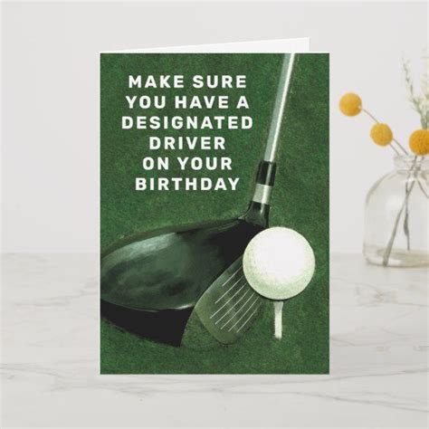Personalized Golf Birthday Card Golf Birthday Cards Golf Birthday Birthday