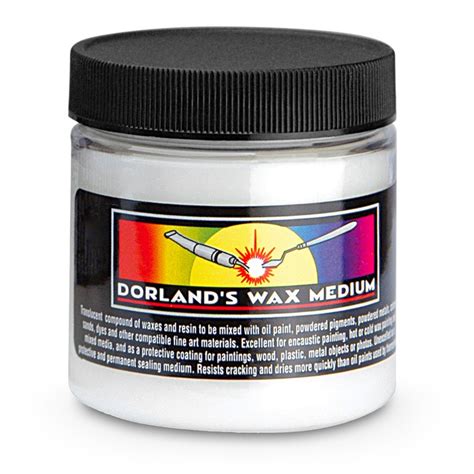 Dorlands Wax Medium 118ml 4oz Cold Wax Encaustic And Wax Colour Jacksons Art Supplies