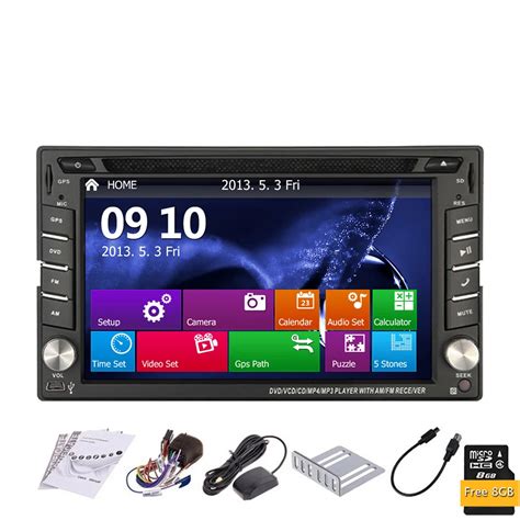 62 Touch Screen Car Dvd Player In Dash Bluetooth Double Din Car